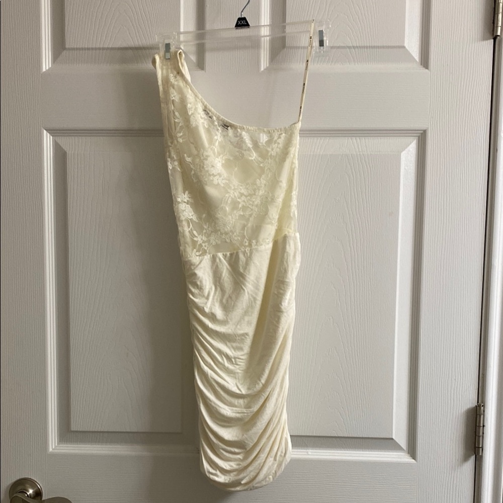 Forever 21 Gold Sheath Dress Spaghetti Strap Sleeveless
